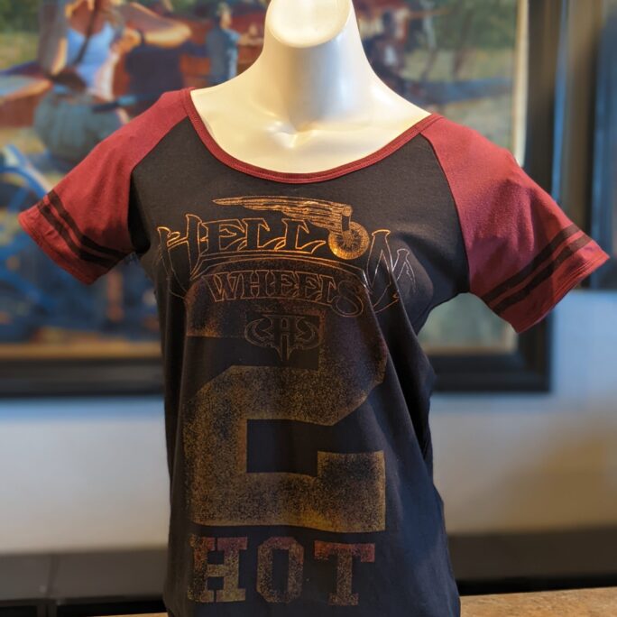 2 Hot Short Sleeve T-shirt in Red/Black