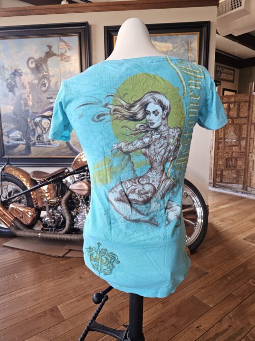 "Testament" Ladies' Short Sleeve T-shirt - Image 4