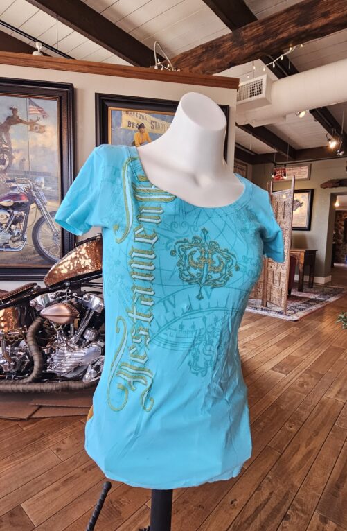 "Testament" Ladies' Short Sleeve T-shirt - Image 3