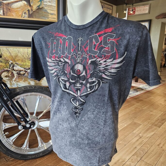 'ORIGINS' Short Sleeve T-shirt | Gray Gradient