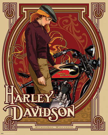 Poster Harley Davidson 